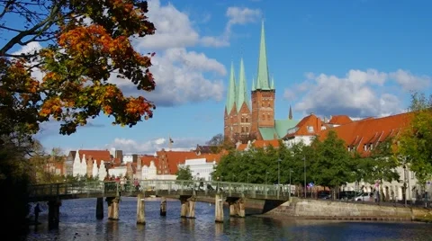 Luebeck in Germany Stock Footage 59871383