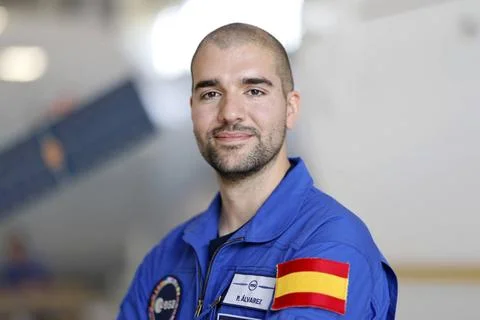 Luft- und Raumfahrtingenieur und angehender Astronaut Pablo Alvarez Fernan... Stock Photos