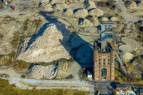  Luftbild, ehemalige Zeche Prosper mit Malakowturm, Batenbrock-Süd, Bottro.. Stock Photos