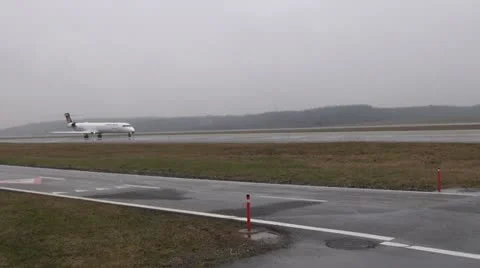 Lufthansa airplane Video stock 22356744