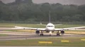 Lufthansa airplane on taxiway HD Footage