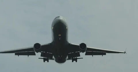 Lufthansa Cargo McDonnell Douglas MD-11F, in flight Stock Footage 73387915