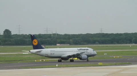 Lufthansa travel - HD Stock Footage 37570335