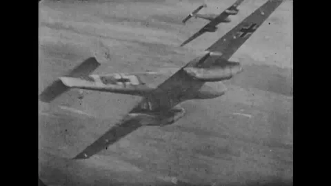 Luftwaffe. Lvov–Sandomierz offensive Stock Footage 244730036