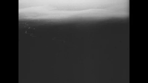 Luftwaffe planes fly over Polish towns Stock Footage 103389724