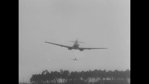 Luftwaffe planes fly over, UFA logo Stock Footage 103378339