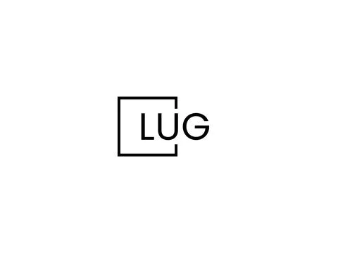 LUG letter initial logo design vector illustration Stock Illustration