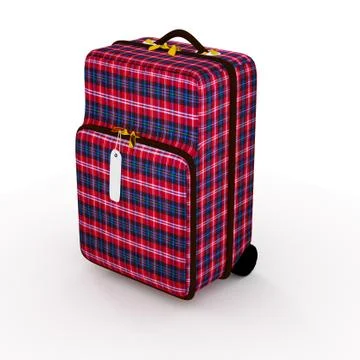 Luggage  3d. Stock Illustration