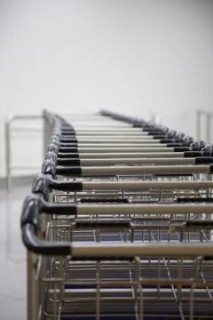 Luggage carts Stock Photos