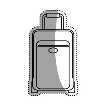 Luggage case handle Illustration