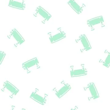 Luggage drypack motorcycle glyph vector seamless pattern Stock Illustration