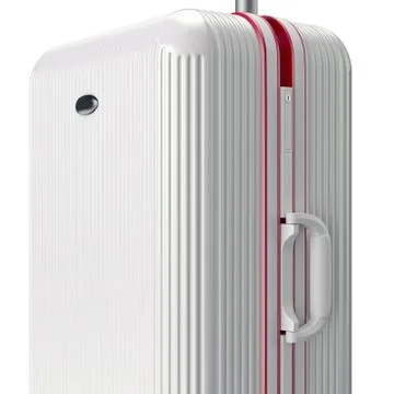 Luggage with handle, close view Stock Illustration