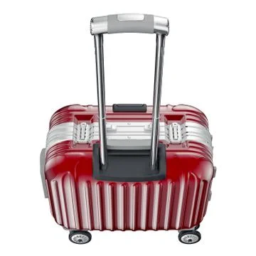 Luggage with handle Illustrazione stock
