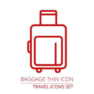 Luggage Icon. Stock Illustration