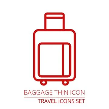 Luggage Icon. Stock Illustration
