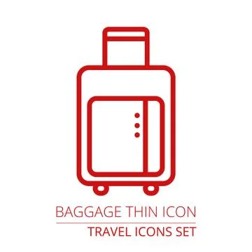 Luggage Icon. Stock Illustration