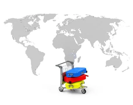 The luggage Stock Illustration