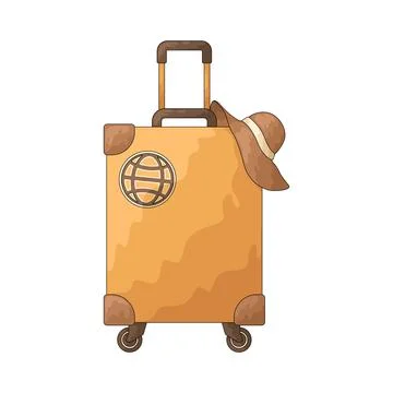 Luggage illustration Illustration