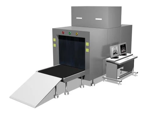 Luggage scanner Stock Illustration