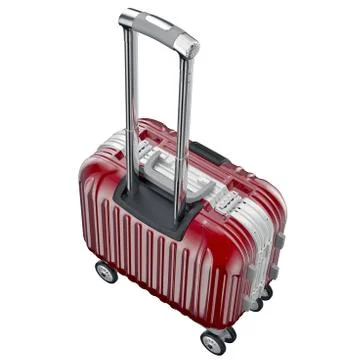Luggage small red Stock Illustration