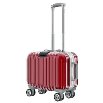 Luggage small on wheels Stock Illustration