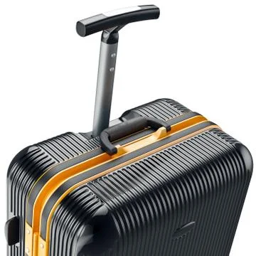 Luggage on wheels, zoomed view Stock-Illustration