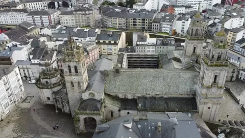 Lugo Cathedral Stock Footage 170224576