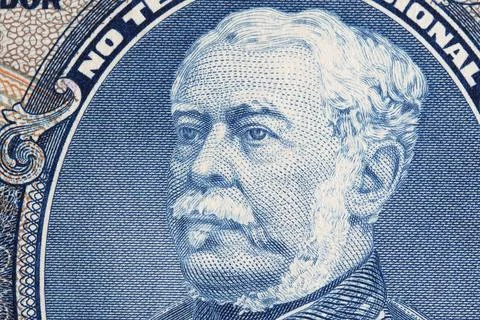 Luis Alves de Lima e Silva, Duke of Caxias a closeup portrait from old Braz.. Photos