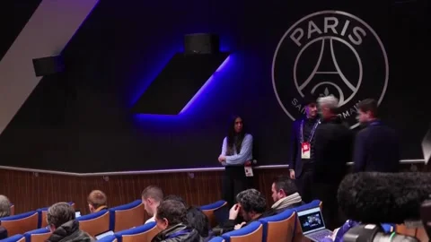 Luis Enrique backs PSG as top favorites to defend Champions League title, FRANCE Stock Footage 327830407