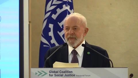 Lula charges at the ILO against large fortunes and proposes a global tax for the Stockbeeldmateriaal 277419290