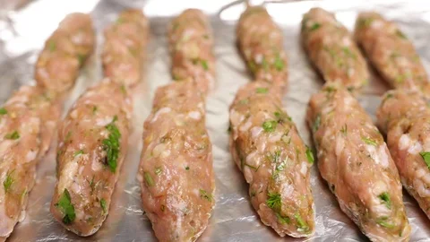 Lula Kebab Stock Footage 123666303