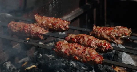 Lula kebab Stock Footage 132315392