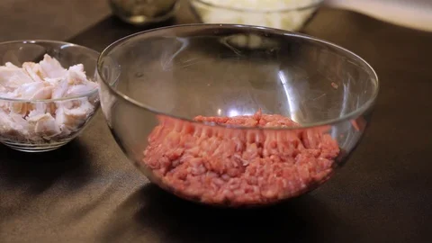 Lule kebab ingredients Stock Footage 103984817