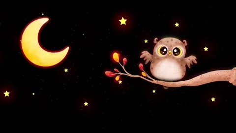 Lullaby sleep video Stock Footage 288640005