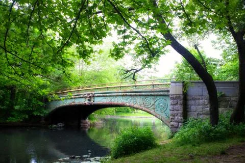 Lullwater bridge Stock Photos