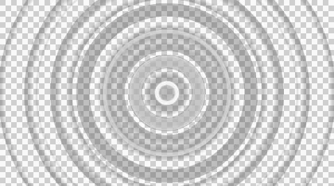 Luma circle tunnel with alpha  Stock Footage 45994745