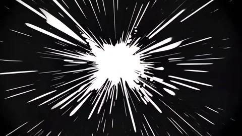 Luma Explosion Splatter Transition Alpha Matte Stock Footage 308848230