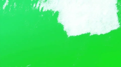 Luma to Green Screen wind blow transition Stock Footage 42126321