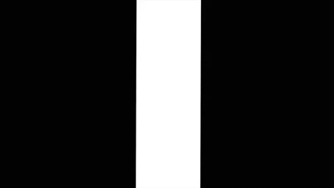 Luma matte transition of vertical shifting to the centre. Stock Footage 203388868