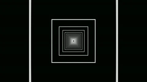 Luma square tunnel Stock Footage 20512509