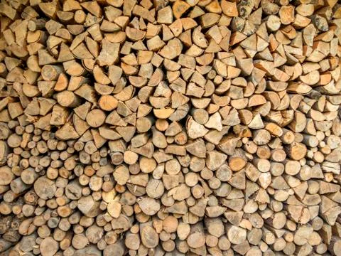 Lumber pile texture Stock Photos