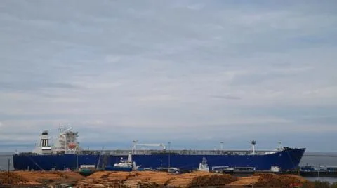Lumber ship Stock Photos
