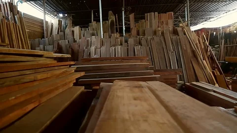 Lumber Shop Stock-Footage 123085843