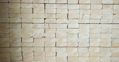 Lumber Wood Board Stack 2x4 Construction Stock Footage 156296317