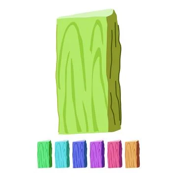 Lumber wood log vector cartoon graphic Stock Illustration