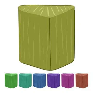 Lumber wood platform vector cartoon graphic Stock Illustration