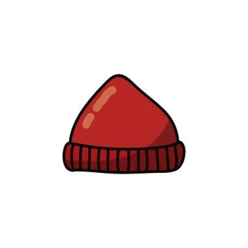 Lumberjack hat doodle icon, vector illustration Stock Illustration