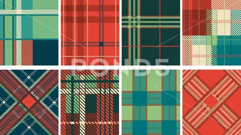 Seamless tartan pattern Royalty Free Vector Image