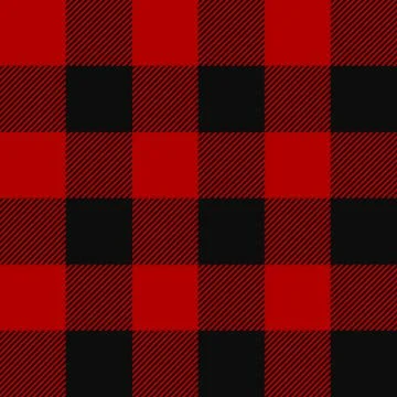 Lumberjack plaid pattern Stock Illustration