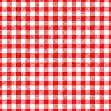 Lumberjack plaid pattern in red and black. Seamless vector pattern. Simple Stock Illustration